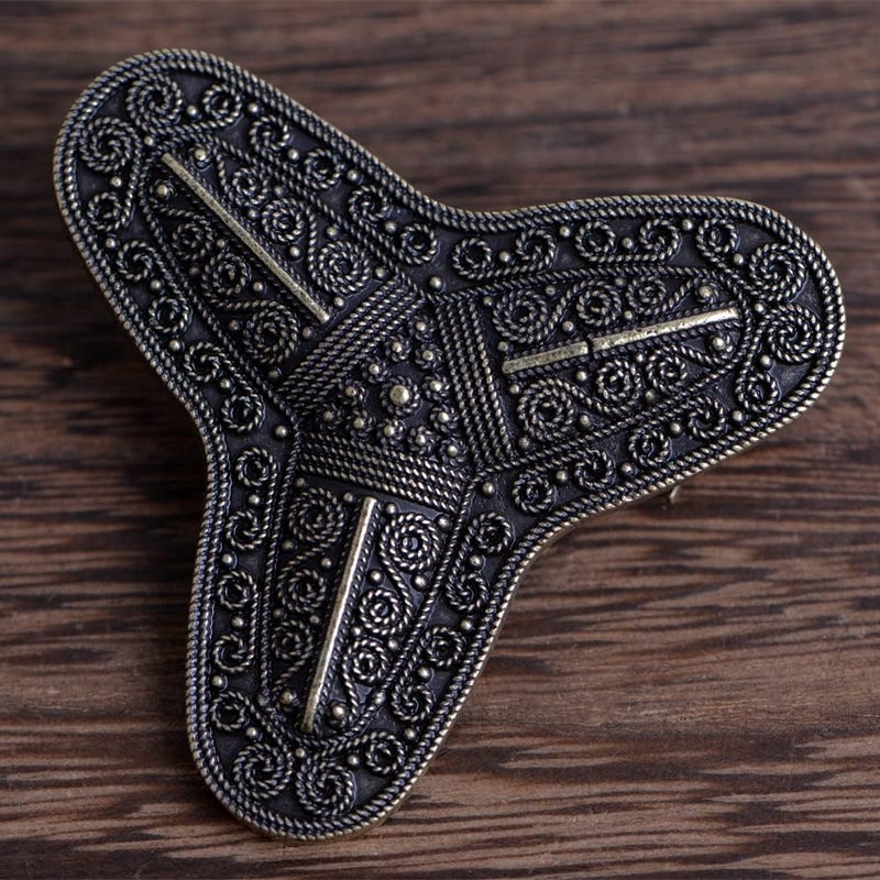 LANGHONG Norse Viking Brooch For Men Turtle Brooch Talisman Jewelry, Gift For Men - Image 3